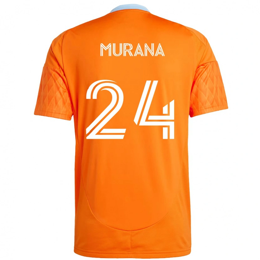 Danxen Kvinder Mujeeb Murana #24 Lilla Orange Hjemmebane Spillertrøjer 2025/26 Trøje T-Shirt