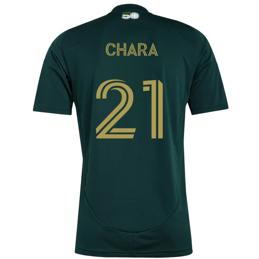 Danxen Kvinder Diego Chará #21 Beige Grøn Hjemmebane Spillertrøjer 2025/26 Trøje T-Shirt