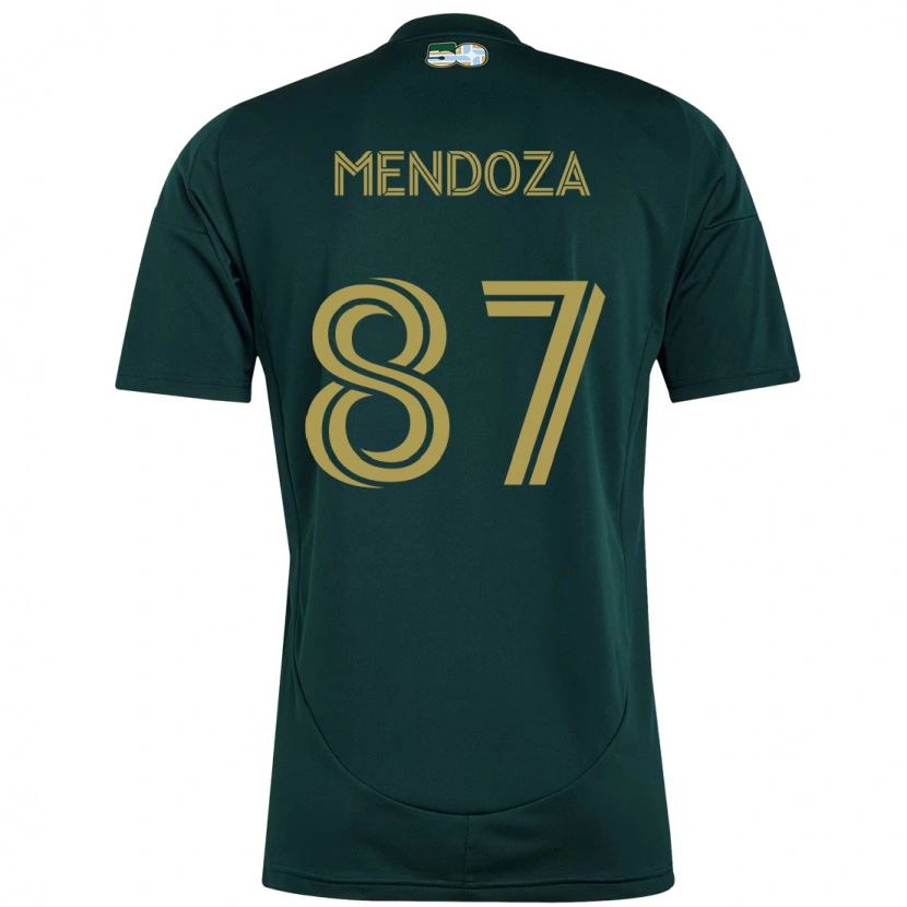 Danxen Kvinder Christian Mendoza #87 Beige Grøn Hjemmebane Spillertrøjer 2025/26 Trøje T-Shirt
