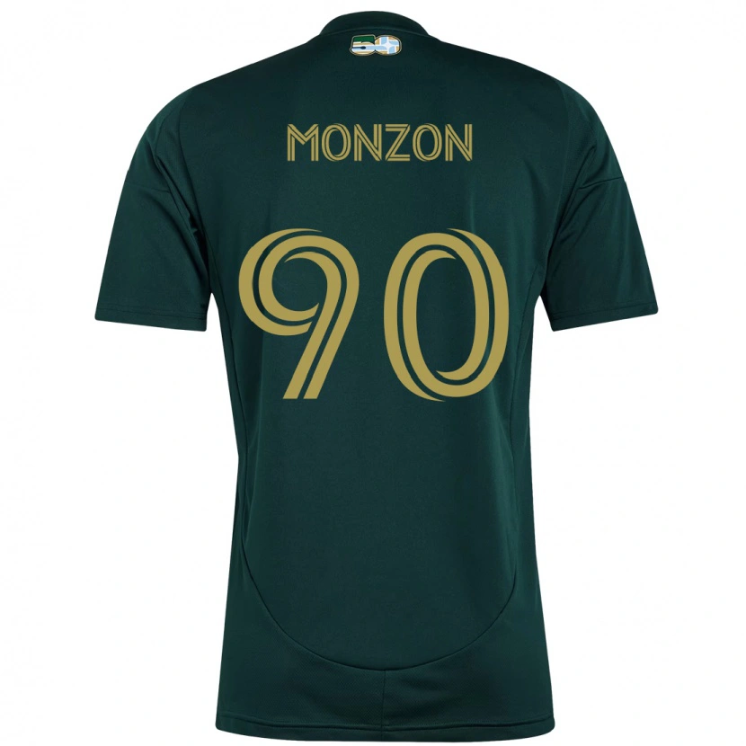 Danxen Kvinder Florián Monzón #90 Beige Grøn Hjemmebane Spillertrøjer 2025/26 Trøje T-Shirt