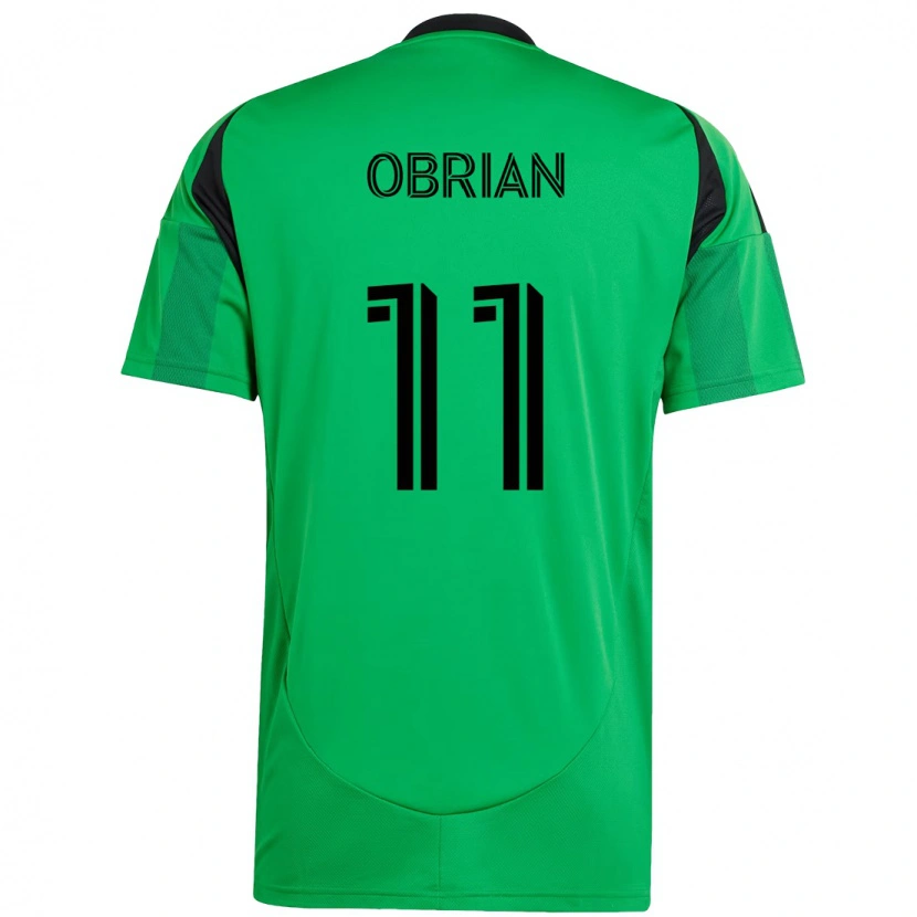 Danxen Kvinder Jáder Obrian #11 Hvid Grøn Hjemmebane Spillertrøjer 2025/26 Trøje T-Shirt