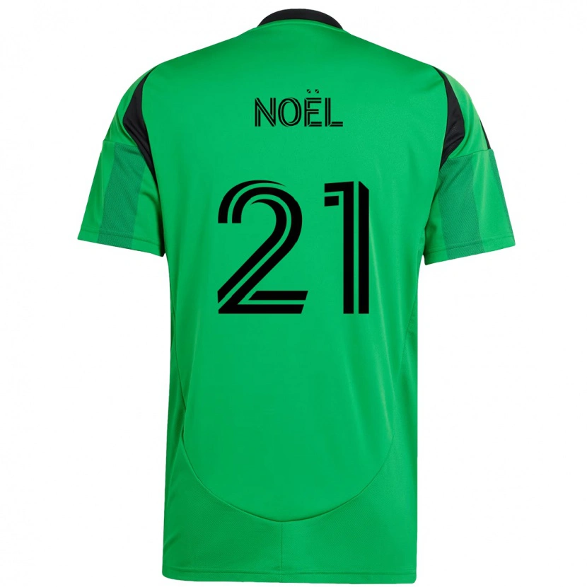 Danxen Kvinder Valentin Noël #21 Hvid Grøn Hjemmebane Spillertrøjer 2025/26 Trøje T-Shirt