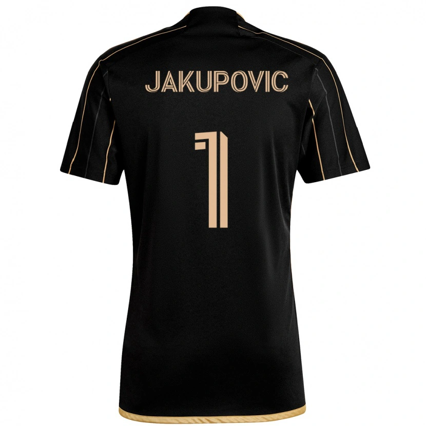 Danxen Kvinder Eldin Jakupovic #1 Hvid Brun Hjemmebane Spillertrøjer 2025/26 Trøje T-Shirt