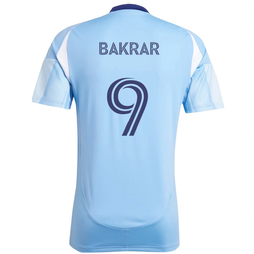 Danxen Kvinder Monsef Bakrar #9 Sort Blå Orange Hjemmebane Spillertrøjer 2025/26 Trøje T-Shirt