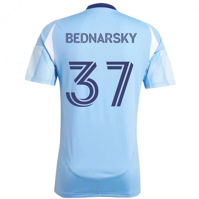 Danxen Kvinder Stevo Bednarsky #37 Sort Blå Orange Hjemmebane Spillertrøjer 2025/26 Trøje T-Shirt