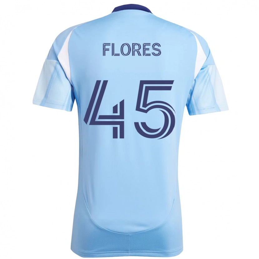 Danxen Kvinder Brian Flores #45 Sort Blå Orange Hjemmebane Spillertrøjer 2025/26 Trøje T-Shirt