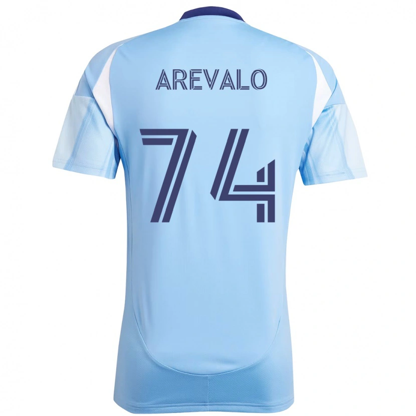 Danxen Kvinder Ronny Arévalo #74 Sort Blå Orange Hjemmebane Spillertrøjer 2025/26 Trøje T-Shirt