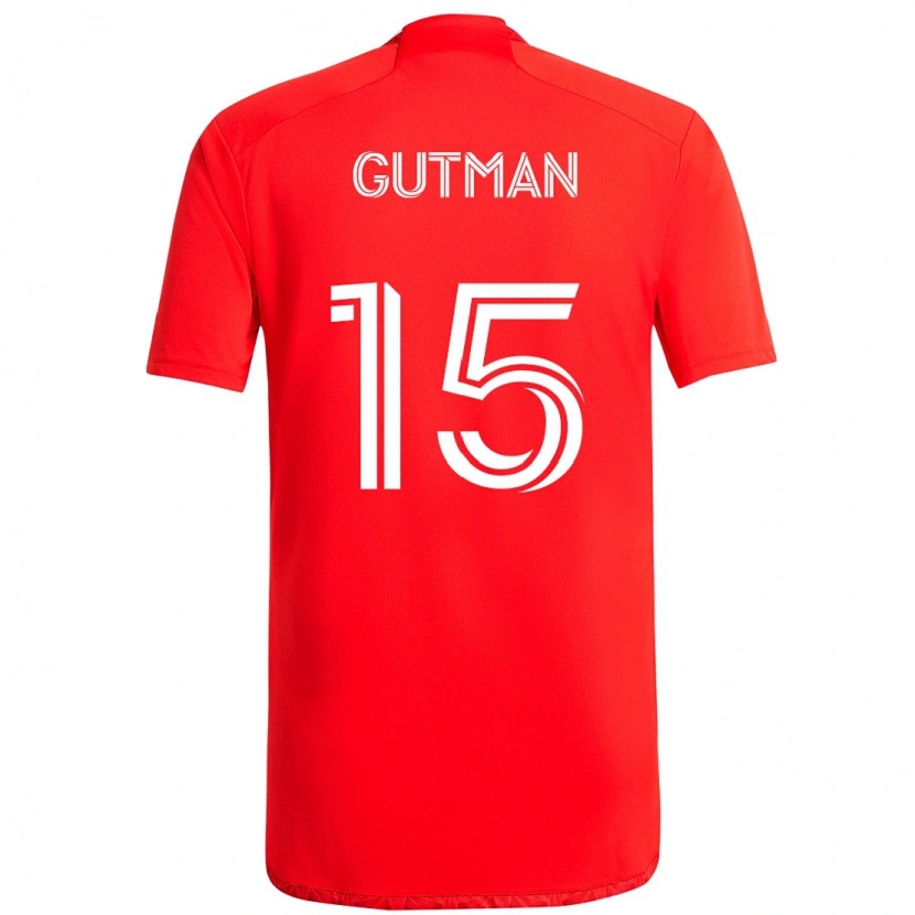 Danxen Kvinder Andrew Gutman #15 Lyseblå Himmelblå Hjemmebane Spillertrøjer 2025/26 Trøje T-Shirt