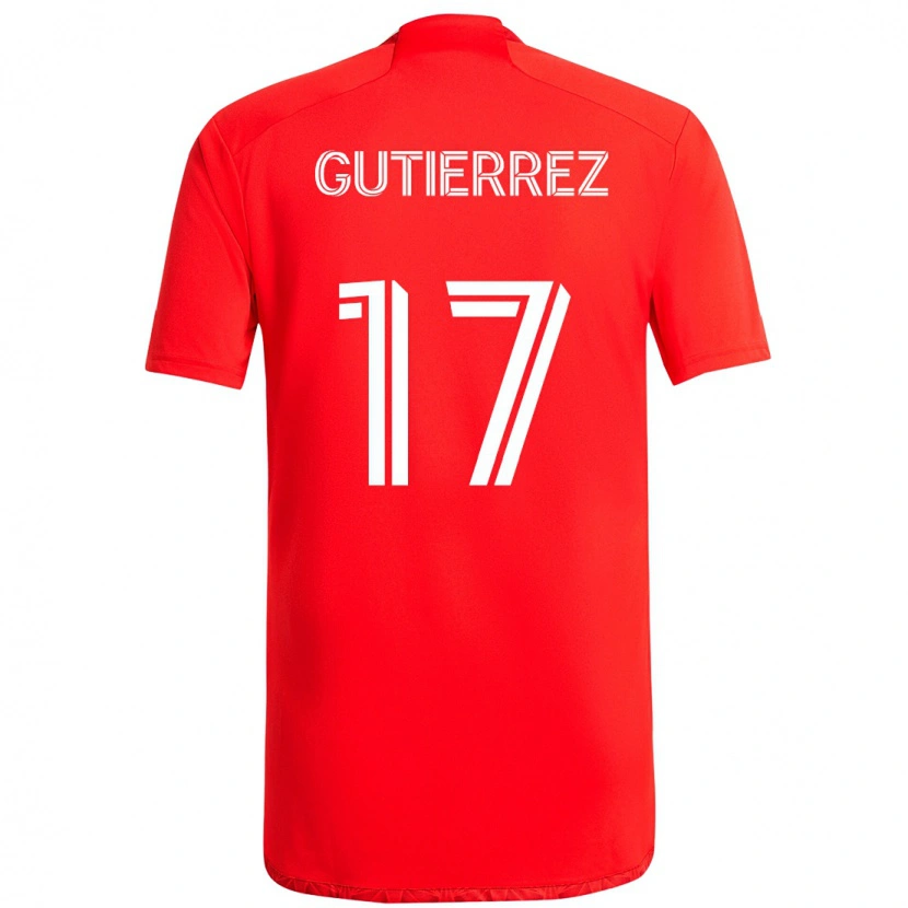 Danxen Kvinder Brian Gutiérrez #17 Lyseblå Himmelblå Hjemmebane Spillertrøjer 2025/26 Trøje T-Shirt