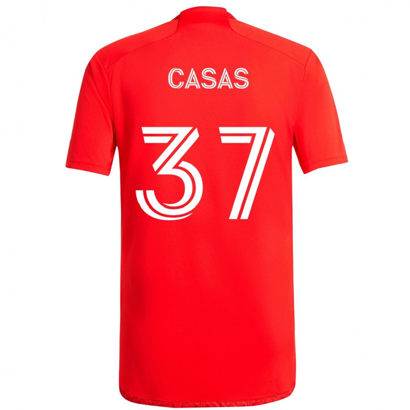 Danxen Kvinder Javier Casas #37 Lyseblå Himmelblå Hjemmebane Spillertrøjer 2025/26 Trøje T-Shirt