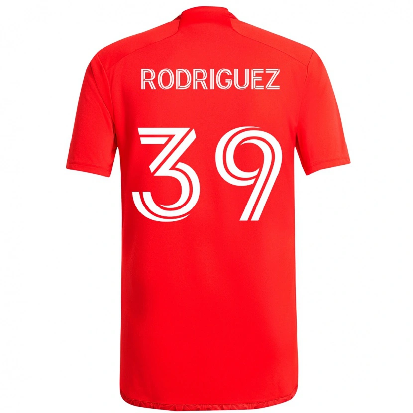 Danxen Kvinder Allan Rodriguez #39 Lyseblå Himmelblå Hjemmebane Spillertrøjer 2025/26 Trøje T-Shirt