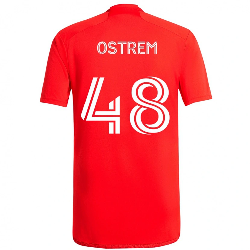 Danxen Kvinder Charlie Ostrem #48 Lyseblå Himmelblå Hjemmebane Spillertrøjer 2025/26 Trøje T-Shirt