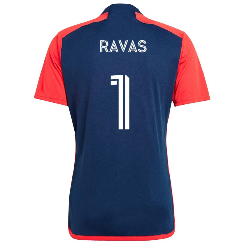 Danxen Kvinder Henrich Ravas #1 Hvid Blå Hjemmebane Spillertrøjer 2025/26 Trøje T-Shirt