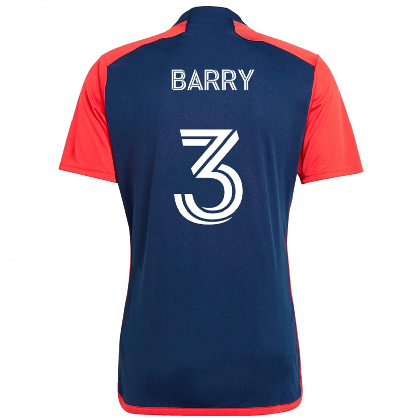 Danxen Kvinder Hesron Barry #3 Hvid Blå Hjemmebane Spillertrøjer 2025/26 Trøje T-Shirt