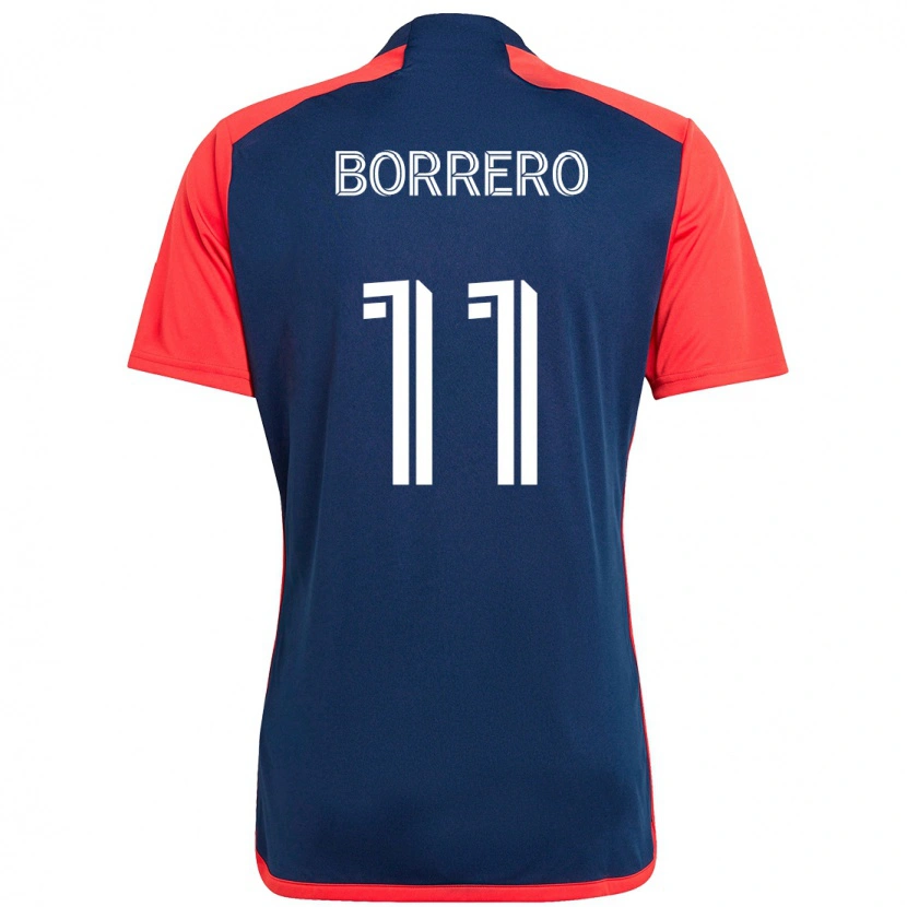 Danxen Kvinder Dylan Borrero #11 Hvid Blå Hjemmebane Spillertrøjer 2025/26 Trøje T-Shirt