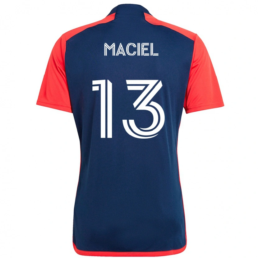 Danxen Kvinder Maciel #13 Hvid Blå Hjemmebane Spillertrøjer 2025/26 Trøje T-Shirt
