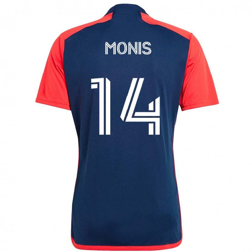 Danxen Kvinder Alex Monis #14 Hvid Blå Hjemmebane Spillertrøjer 2025/26 Trøje T-Shirt