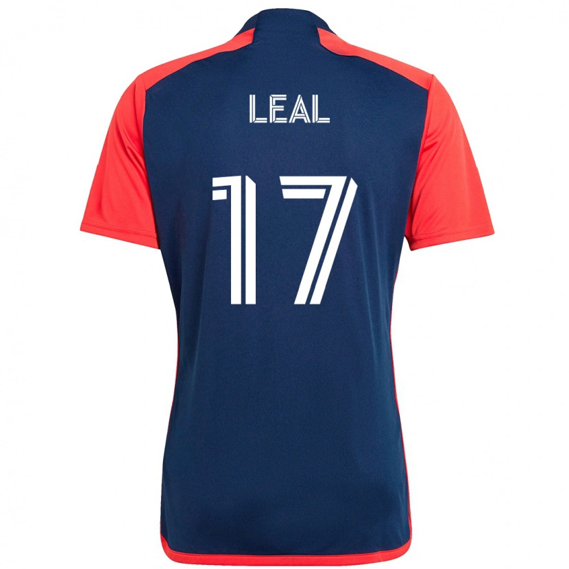 Danxen Kvinder Patrick Leal #17 Hvid Blå Hjemmebane Spillertrøjer 2025/26 Trøje T-Shirt