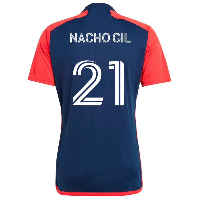 Danxen Kvinder Nacho Gil #21 Hvid Blå Hjemmebane Spillertrøjer 2025/26 Trøje T-Shirt