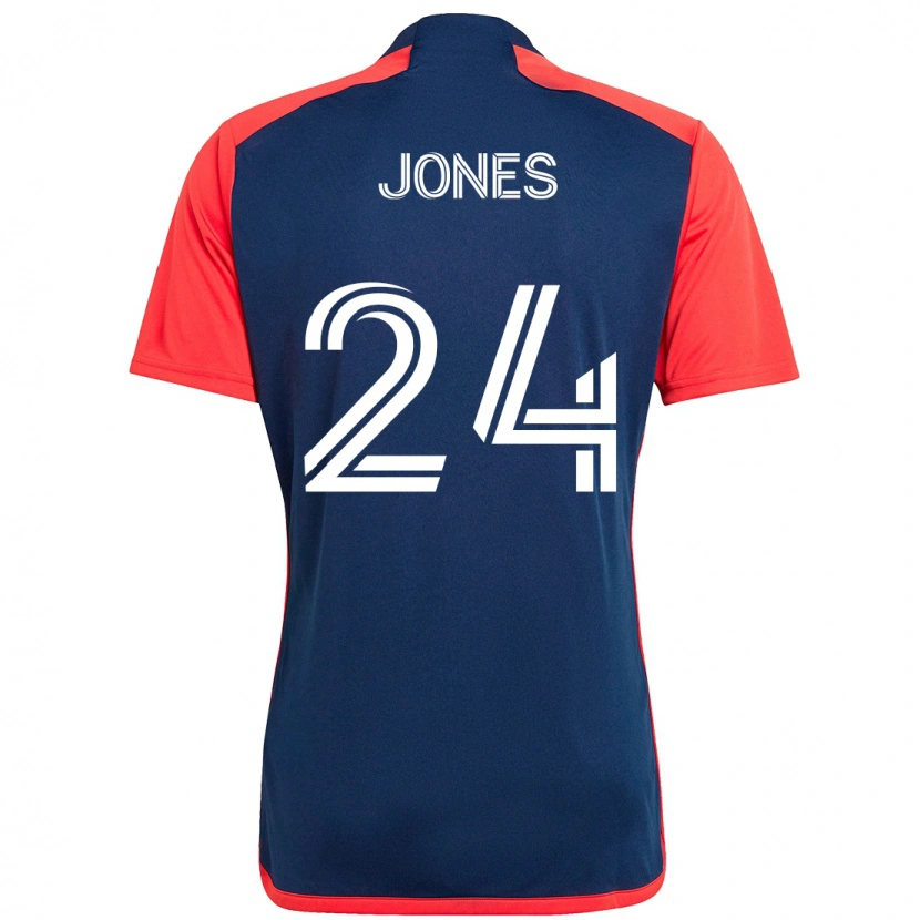 Danxen Kvinder Dejuan Jones #24 Hvid Blå Hjemmebane Spillertrøjer 2025/26 Trøje T-Shirt