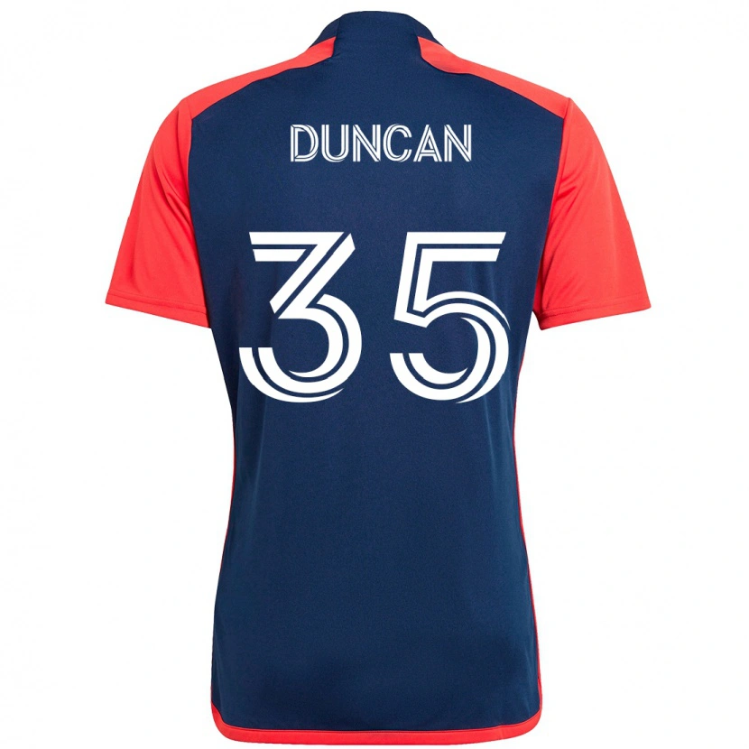 Danxen Kvinder Nakye Greenidge-Duncan #35 Hvid Blå Hjemmebane Spillertrøjer 2025/26 Trøje T-Shirt