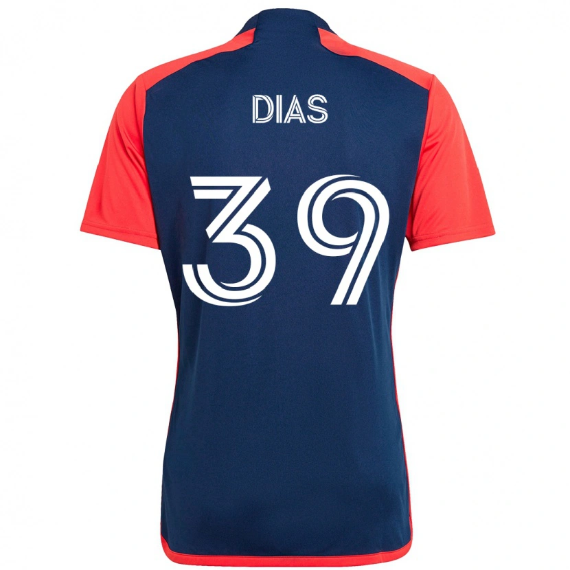 Danxen Kvinder Marcos Dias #39 Hvid Blå Hjemmebane Spillertrøjer 2025/26 Trøje T-Shirt