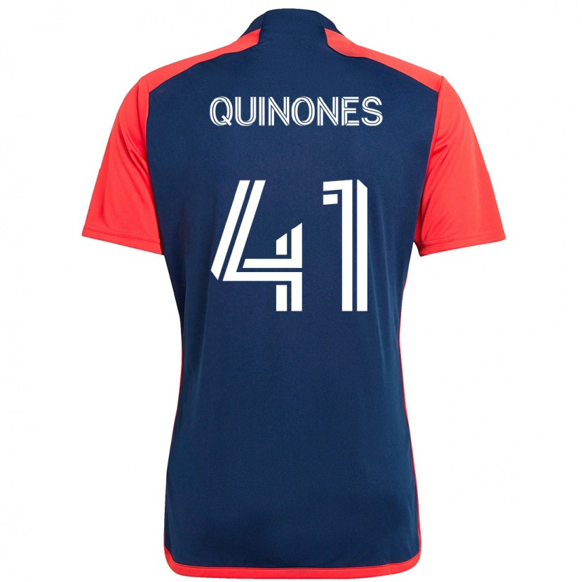 Danxen Kvinder Colby Quiñónes #41 Hvid Blå Hjemmebane Spillertrøjer 2025/26 Trøje T-Shirt