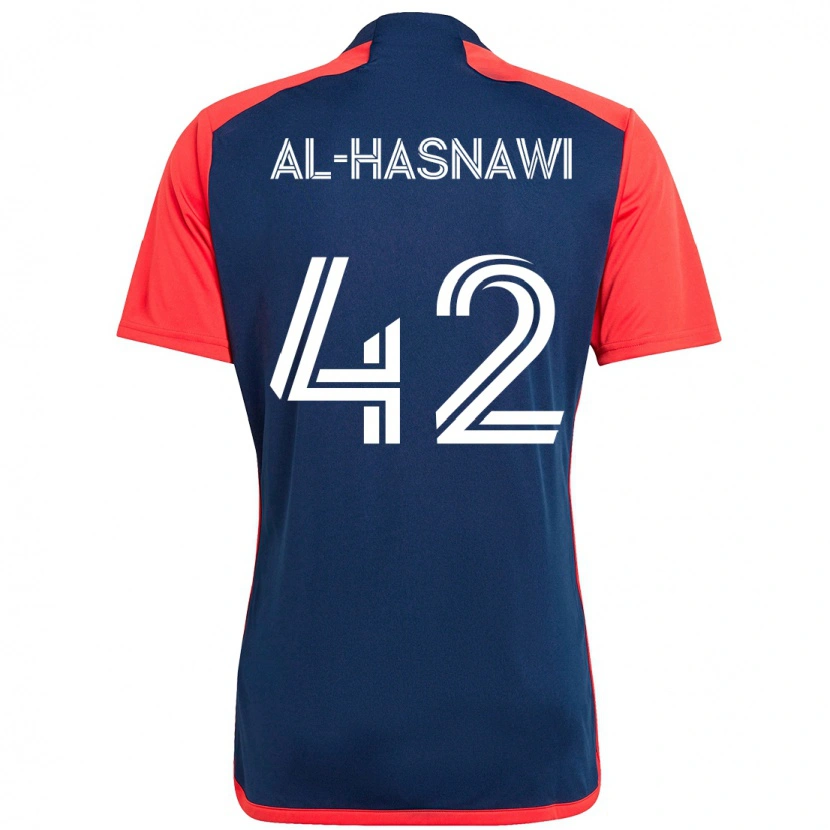 Danxen Kvinder Moshtaba Al-Hasnawi #42 Hvid Blå Hjemmebane Spillertrøjer 2025/26 Trøje T-Shirt