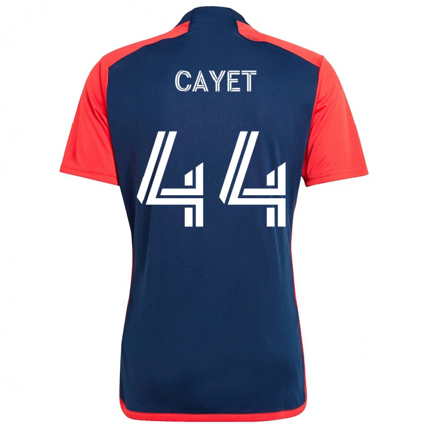 Danxen Kvinder Pierre Cayet #44 Hvid Blå Hjemmebane Spillertrøjer 2025/26 Trøje T-Shirt