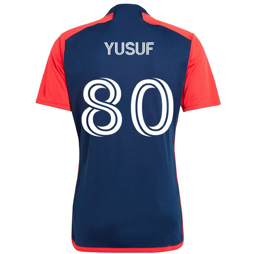 Danxen Kvinder Alhassan Yusuf #80 Hvid Blå Hjemmebane Spillertrøjer 2025/26 Trøje T-Shirt