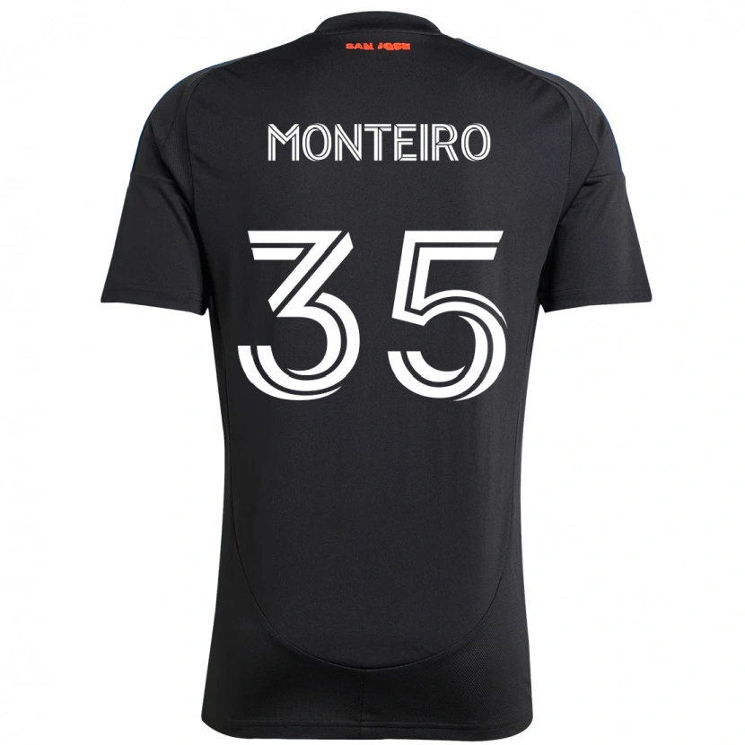 Danxen Kvinder Jamiro Monteiro #35 Hvid Rød Hjemmebane Spillertrøjer 2025/26 Trøje T-Shirt