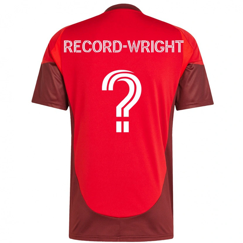 Danxen Kvinder Kemari Record-Wright #0 Hvid Rød Hjemmebane Spillertrøjer 2025/26 Trøje T-Shirt