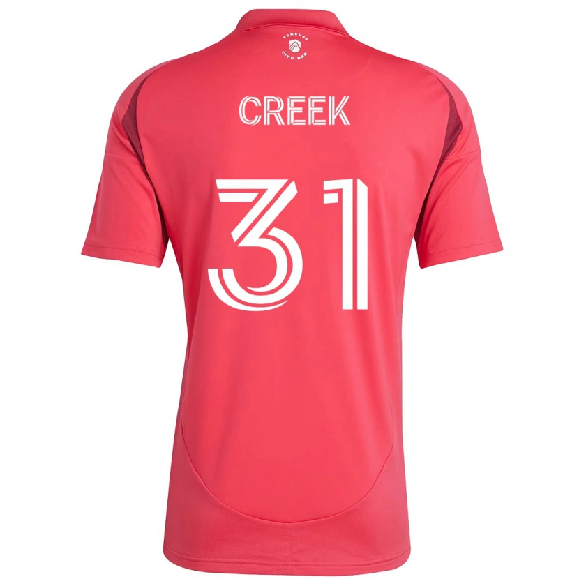 Danxen Kvinder Michael Creek #31 Hvid Magenta Hjemmebane Spillertrøjer 2025/26 Trøje T-Shirt