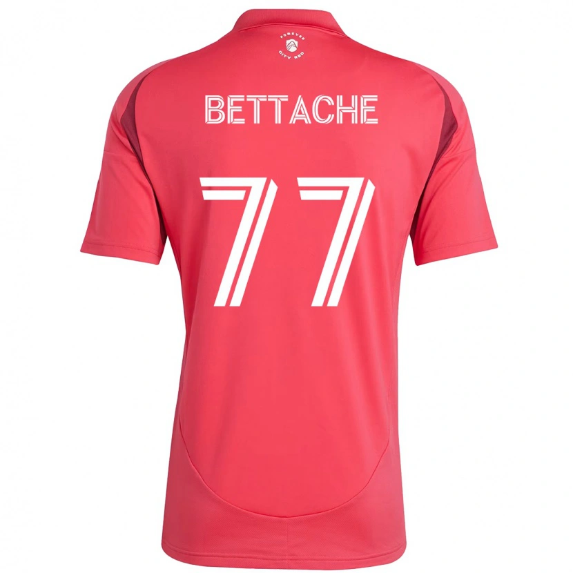 Danxen Kvinder Faysal Bettache #77 Hvid Magenta Hjemmebane Spillertrøjer 2025/26 Trøje T-Shirt