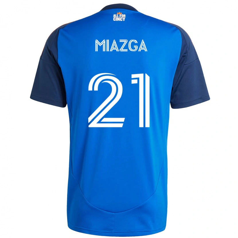 Danxen Kvinder Matt Miazga #21 Hvid Blå Orange Hjemmebane Spillertrøjer 2025/26 Trøje T-Shirt