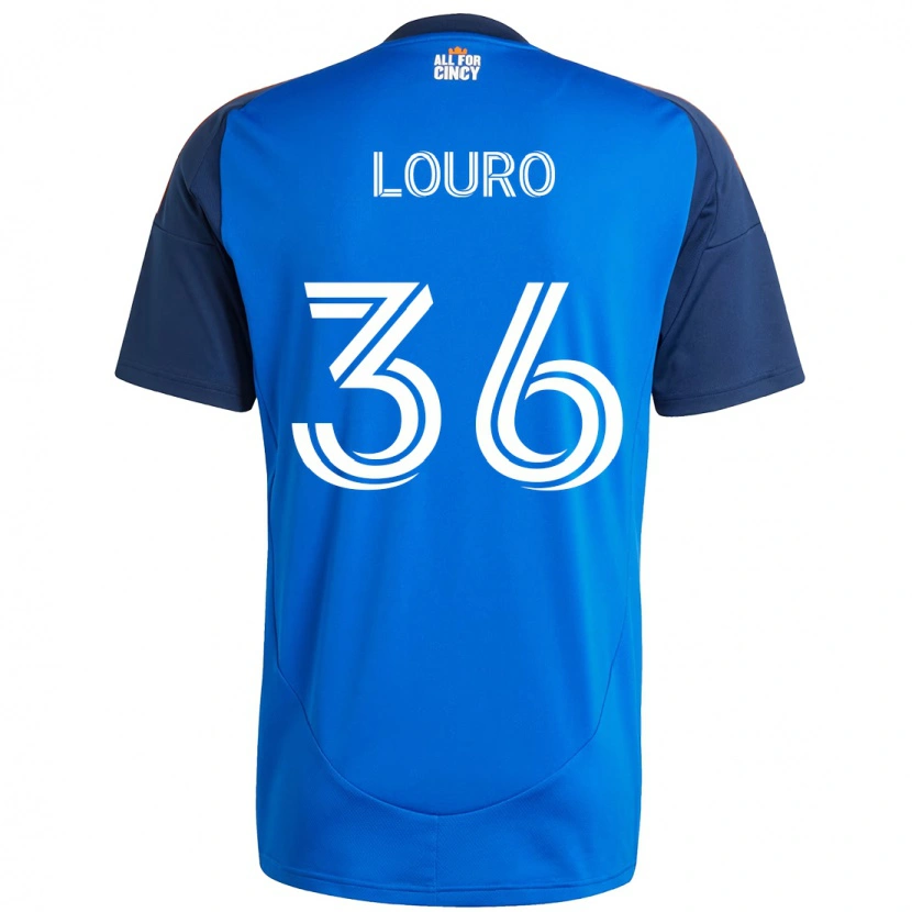 Danxen Kvinder Evan Louro #36 Hvid Blå Orange Hjemmebane Spillertrøjer 2025/26 Trøje T-Shirt
