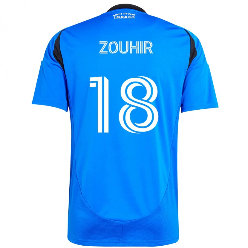 Danxen Kvinder Rida Zouhir #18 Himmelblå Mørkeblå Hjemmebane Spillertrøjer 2025/26 Trøje T-Shirt