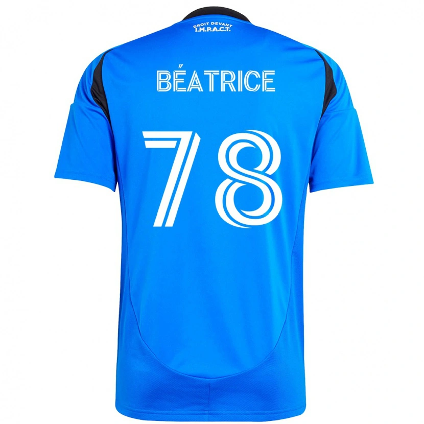 Danxen Kvinder Forcier Béatrice #78 Himmelblå Mørkeblå Hjemmebane Spillertrøjer 2025/26 Trøje T-Shirt