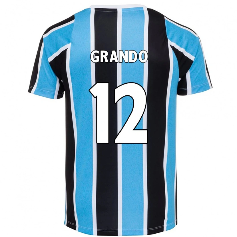 Danxen Kvinder Gabriel Grando #12 Hvid Blå Hjemmebane Spillertrøjer 2025/26 Trøje T-Shirt