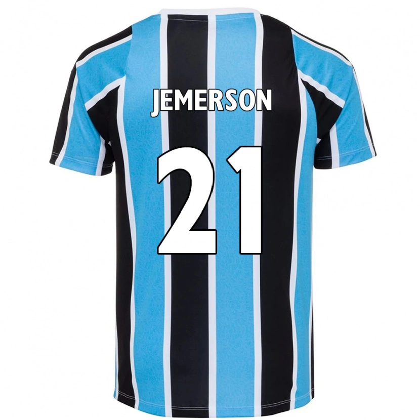 Danxen Kvinder Jemerson #21 Hvid Blå Hjemmebane Spillertrøjer 2025/26 Trøje T-Shirt
