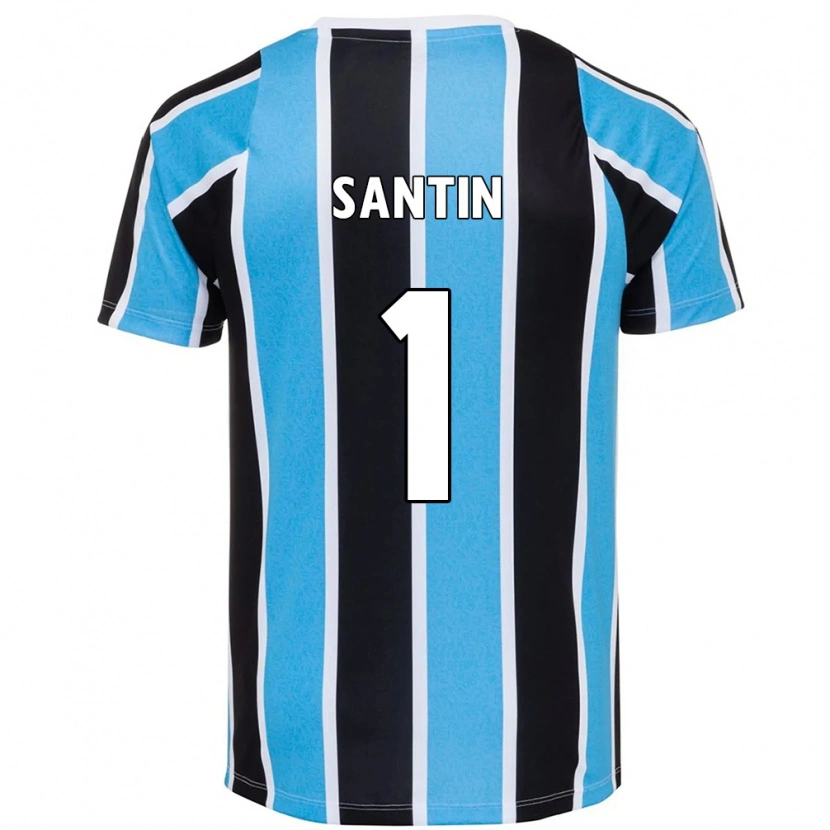 Danxen Kvinder Duda Santin #1 Hvid Blå Hjemmebane Spillertrøjer 2025/26 Trøje T-Shirt