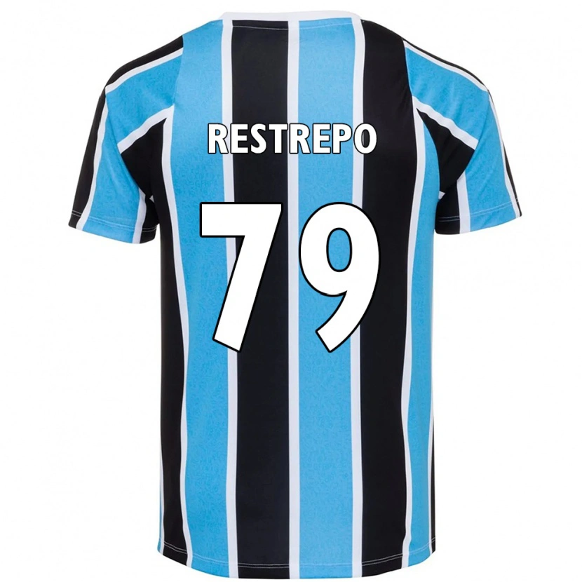 Danxen Kvinder Kelly Restrepo #79 Hvid Blå Hjemmebane Spillertrøjer 2025/26 Trøje T-Shirt