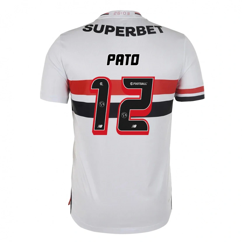 Danxen Kvinder Alexandre Pato #12 Sort Rød Hjemmebane Spillertrøjer 2025/26 Trøje T-Shirt