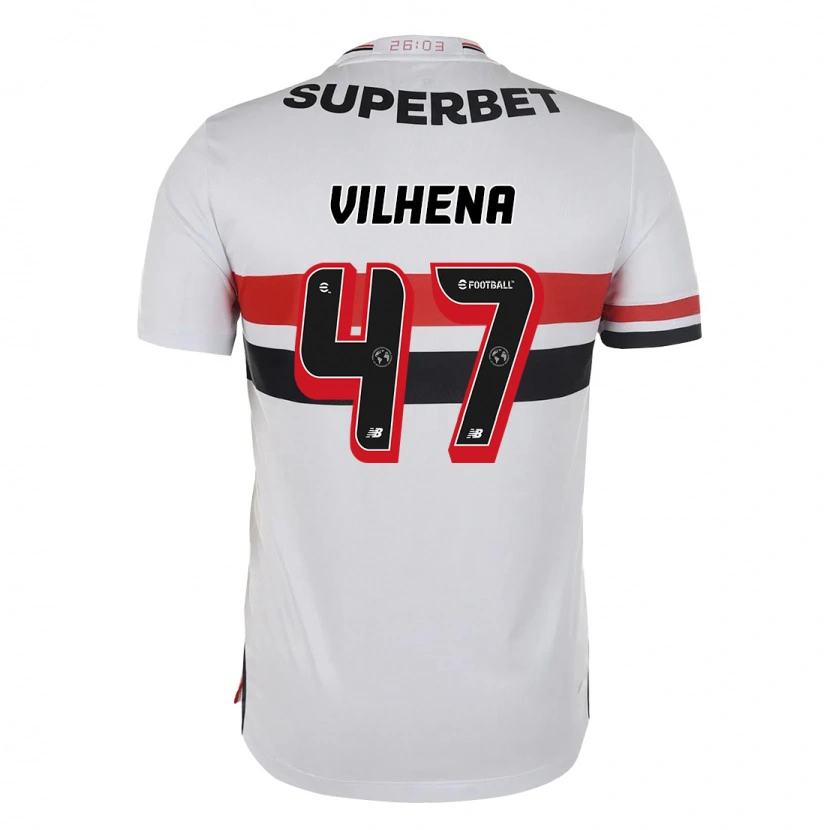 Danxen Kvinder Pedro Vilhena #47 Sort Rød Hjemmebane Spillertrøjer 2025/26 Trøje T-Shirt