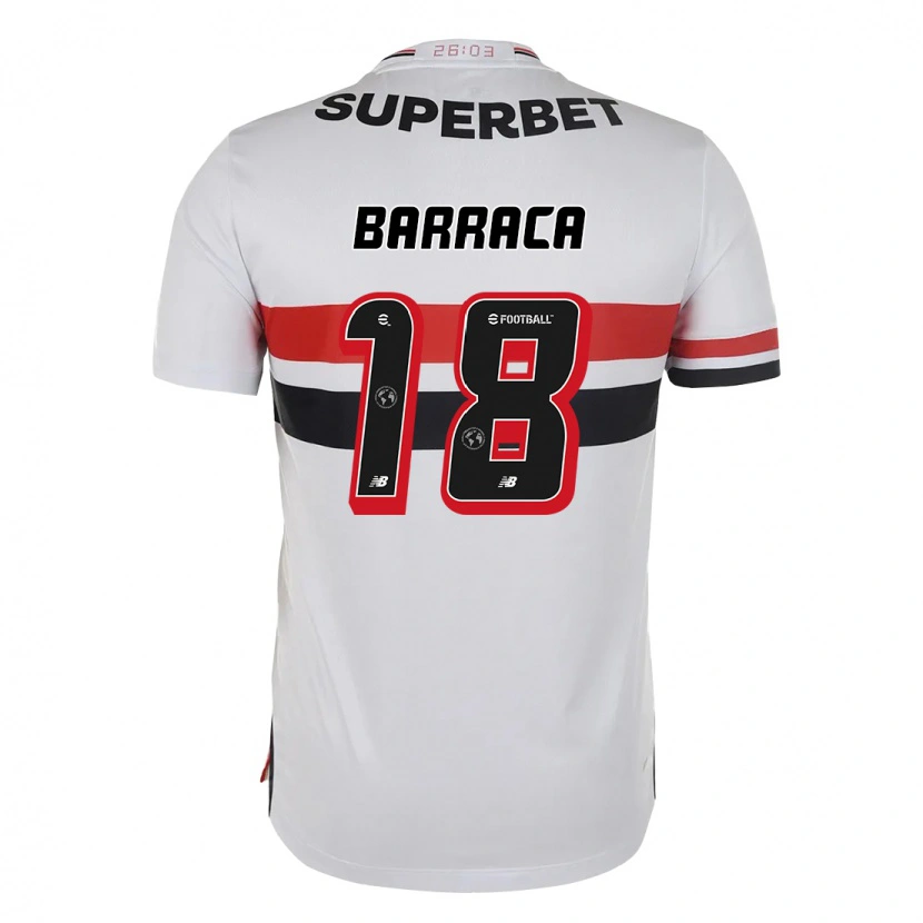 Danxen Kvinder Barraca #18 Sort Rød Hjemmebane Spillertrøjer 2025/26 Trøje T-Shirt