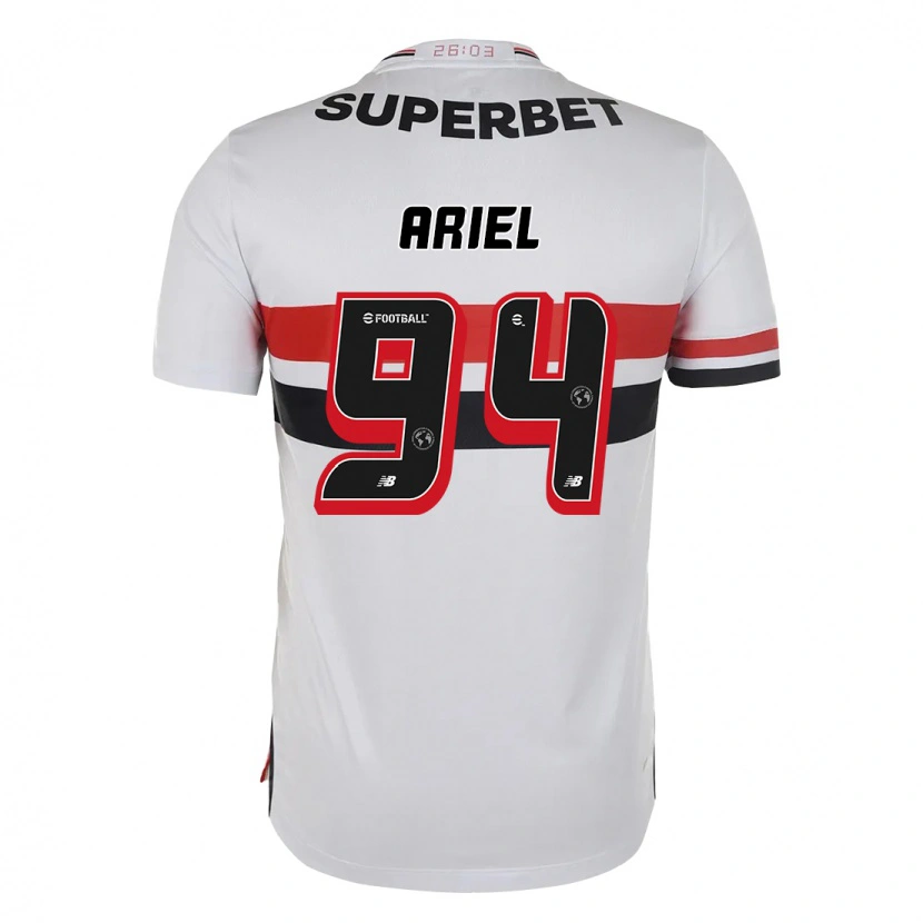 Danxen Kvinder Ariel #94 Sort Rød Hjemmebane Spillertrøjer 2025/26 Trøje T-Shirt