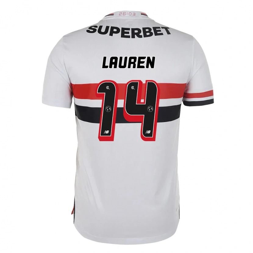 Danxen Kvinder Lauren #14 Sort Rød Hjemmebane Spillertrøjer 2025/26 Trøje T-Shirt