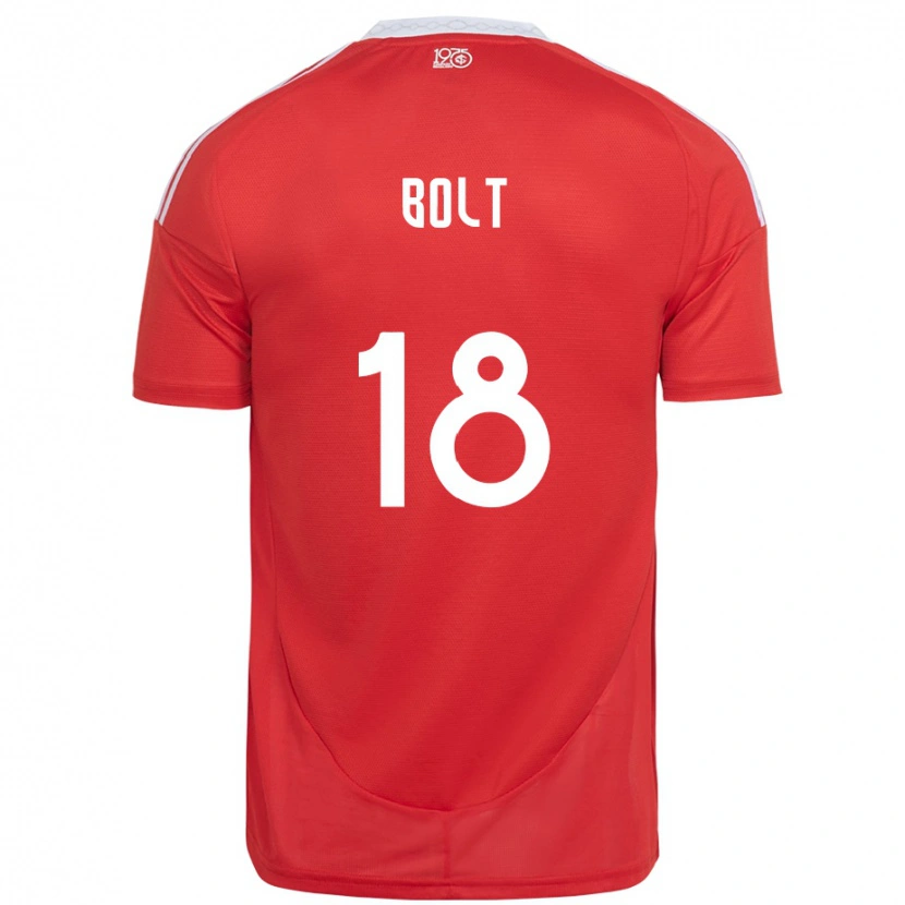 Danxen Kvinder Tamara Bolt #18 Rød Hvid Hjemmebane Spillertrøjer 2025/26 Trøje T-Shirt