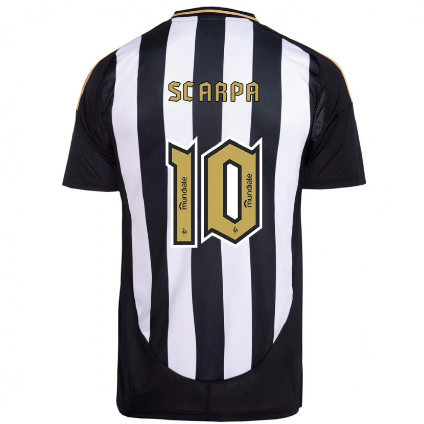 Danxen Kvinder Gustavo Scarpa #10 Off White Hjemmebane Spillertrøjer 2025/26 Trøje T-Shirt