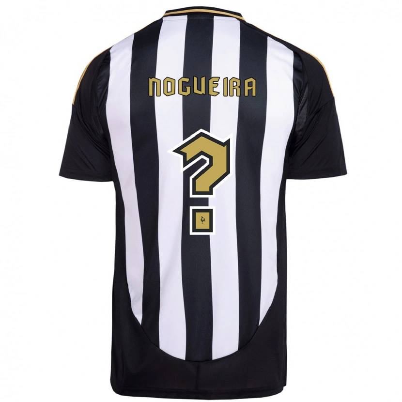 Danxen Kvinder Vinicius Nogueira #0 Hvid Sort Hjemmebane Spillertrøjer 2025/26 Trøje T-Shirt